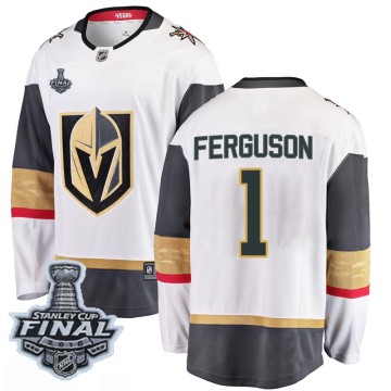 Breakaway Fanatics Branded Youth Dylan Ferguson Vegas Golden Knights Away 2018 Stanley Cup Final Patch Jersey - White