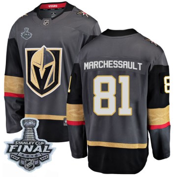 Breakaway Fanatics Branded Youth Jonathan Marchessault Vegas Golden Knights Home 2018 Stanley Cup Final Patch Jersey - Black