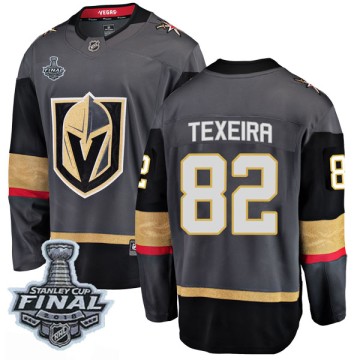 Breakaway Fanatics Branded Youth Keoni Texeira Vegas Golden Knights Home 2018 Stanley Cup Final Patch Jersey - Black