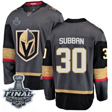 Breakaway Fanatics Branded Youth Malcolm Subban Vegas Golden Knights Home 2018 Stanley Cup Final Patch Jersey - Black