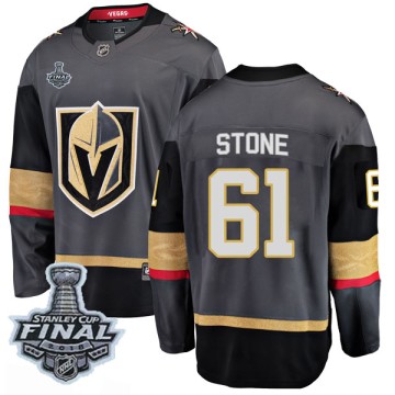 Breakaway Fanatics Branded Youth Mark Stone Vegas Golden Knights Home 2018 Stanley Cup Final Patch Jersey - Black