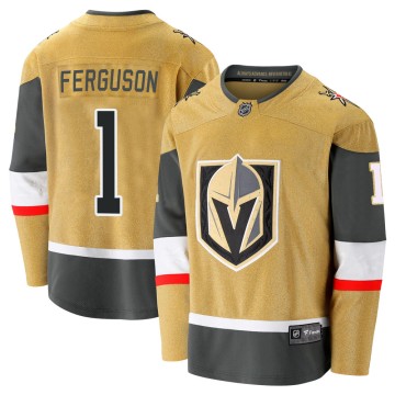 Premier Fanatics Branded Men's Dylan Ferguson Vegas Golden Knights Breakaway 2020/21 Alternate Jersey - Gold