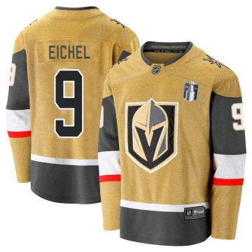 Premier Fanatics Branded Men's Jack Eichel Vegas Golden Knights Breakaway 2020/21 Alternate 2023 Stanley Cup Final Jersey - Gold