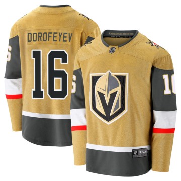 Premier Fanatics Branded Men's Pavel Dorofeyev Vegas Golden Knights Breakaway 2020/21 Alternate Jersey - Gold