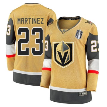 Premier Fanatics Branded Women's Alec Martinez Vegas Golden Knights Breakaway 2020/21 Alternate 2023 Stanley Cup Final Jersey - 