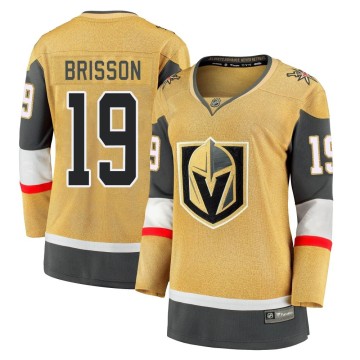Premier Fanatics Branded Women's Brendan Brisson Vegas Golden Knights Breakaway 2020/21 Alternate Jersey - Gold